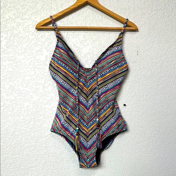 Lucky Brand Arabian Nights One Piece Swimsuit size medium - Picture 2 of 12